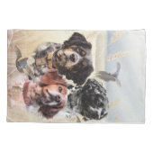 ブリタニー・スパニエル 枕カバー (裏面)