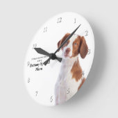 ブリタニー・マム・アクリル時計 ラウンド壁時計 (傾斜)