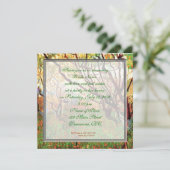 ブリダシャワー、Blossom Vincent vanゴッホのオーチャード 招待状 (スタンド正面)