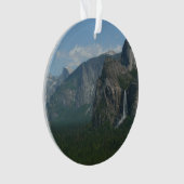 ブリダルヴェール滝とハーフドームatヨセミテ オーナメント (正面)