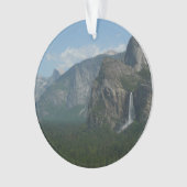 ブリダルヴェール滝とハーフドームatヨセミテ オーナメント (正面)