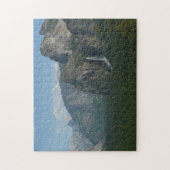 ブリダルヴェール滝とハーフドームatヨセミテ ジグソーパズル (縦)