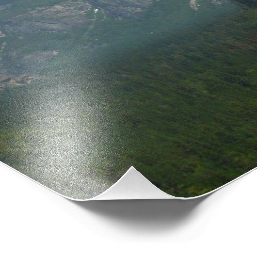 ブリダルヴェール滝とハーフドームatヨセミテ フォトプリント (角)