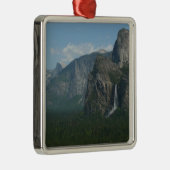 ブリダルヴェール滝とハーフドームatヨセミテ メタルオーナメント (右)