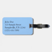 ブリダルヴェール滝とハーフドームatヨセミテ ラゲッジタグ (裏面横)