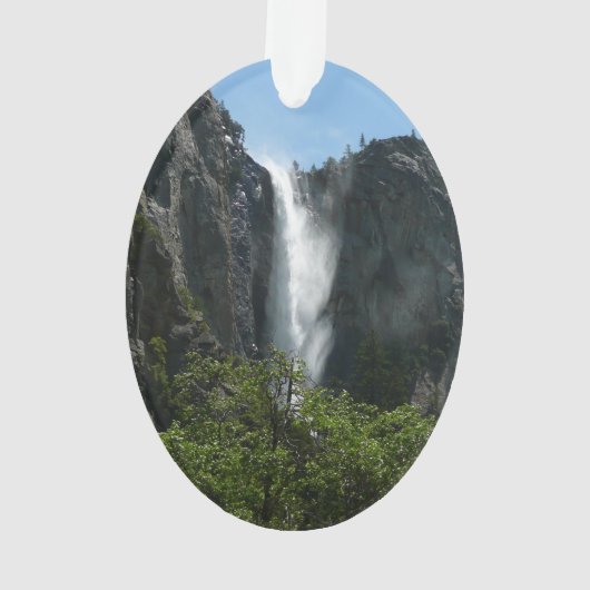 ブリダルヴェール滝ズアットヨセミテ国立公園 オーナメント (裏面)