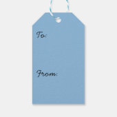 ブリダルヴェール滝ズアットヨセミテ国立公園 ギフトタグ (裏面)