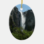 ブリダルヴェール滝ズアットヨセミテ国立公園 セラミックオーナメント (正面)
