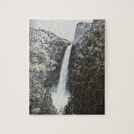 ブリダルヴェール滝- Yosemite - 8x10 - 110ピース ジグソーパズル (縦)