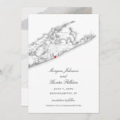 ブリヂエエレガントハンプトンテニス&サーフクラブ結婚ズ セーブザデート (正面/裏面)