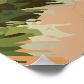 ブリヂスタウン、バルバドスヴィンテージ旅行ポスター。 ポスター (角)