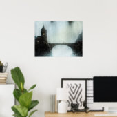 ブリヂフォールズミーティングファンタジーランドスケープ ポスター (ホームオフィス)