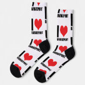 ブリヂポートが大好き ソックス (左)