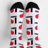 ブリヂポートが大好き ソックス (上部)