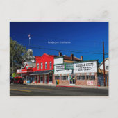 ブリヂポートカリフォルニアのラベル付き写真 ポストカード (正面)