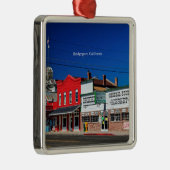 ブリヂポートカリフォルニアのラベル付き写真 メタルオーナメント (右)