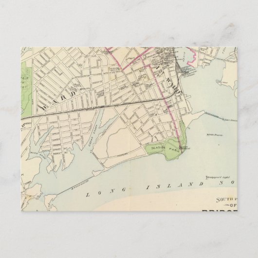 ブリヂポート、南 ポストカード (正面)