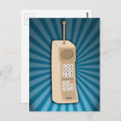 ブリッおもしろいク携帯電話 ポストカード (正面/裏面)