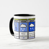 ブリッおもしろいザードマ警告グ マグカップ (正面左)