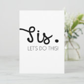 ブリッおもしろいドメイド/メイド・オブ・オーナー（花嫁付き添い人）提案 招待状 (スタンド正面)