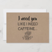 ブリッおもしろいドメイド/メイド・オブ・オーナー(花嫁付き添い人)提案 招待状 (正面)