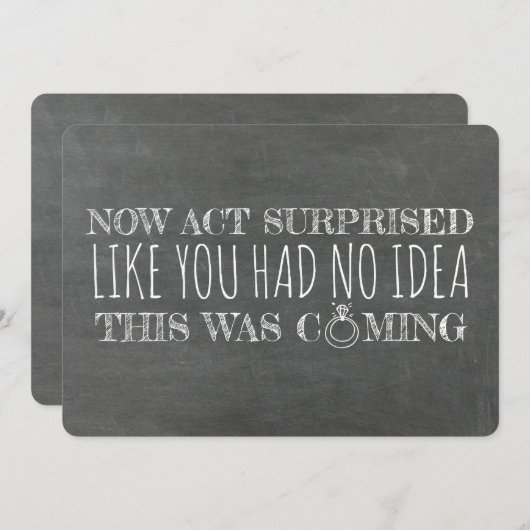 ブリッおもしろいドメイド/メイド・オブ・オーナー(花嫁付き添い人)提案 招待状 (正面/裏面)