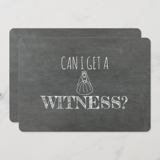 ブリッおもしろいドメイド/メイド・オブ・オーナー(花嫁付き添い人)提案 招待状 (正面/裏面)