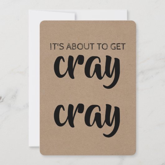 ブリッおもしろいドメイド/メイド・オブ・オーナー（花嫁付き添い人）提案 招待状 (正面)