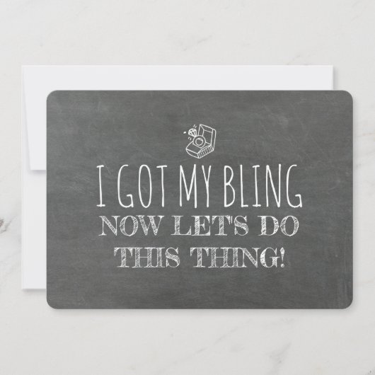 ブリッおもしろいドメイド/メイド・オブ・オーナー(花嫁付き添い人)提案 招待状 (正面)