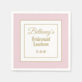 ブリッカスタムドメイド昼食用ナプキン スタンダードカクテルナプキン (正面)