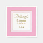 ブリッカスタムドメイド昼食用ナプキン スタンダードカクテルナプキン (正面)