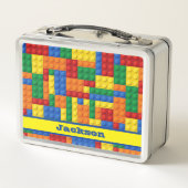 ブリッカラフルク建物ブロック |金属弁当箱 メタルランチボックス (裏面)