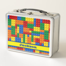 ブリッカラフルク建物ブロック |金属弁当箱 メタルランチボックス