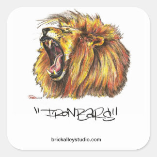 ブリックアレースタジオステッカー スクエアシール