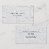 ブリックウォールシンプルプレインミニマルクリエイティブモダン 名刺 (正面/裏面)