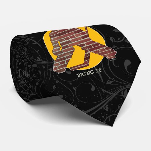 ブリックウォールホッケーゴアリー ネクタイ (ロール)