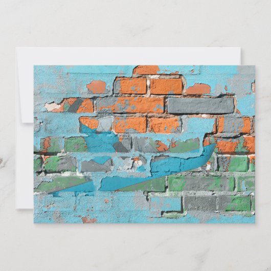 ブリックコア：スノーボード 招待状 (正面)