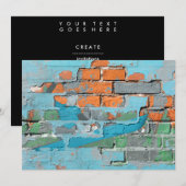 ブリックコア：スノーボード 招待状 (正面/裏面)