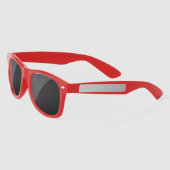 ブリックサングラス(ブリックレッド&グレー) サングラス (左)