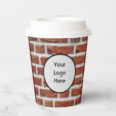 ブリックスタイル紙カップ 紙コップ (裏面)