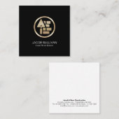 ブリックストーン石工建築 スクエア名刺 (正面/裏面)