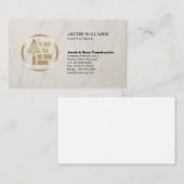 ブリックストーン石工建築 名刺 (正面/裏面)