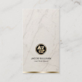 ブリックストーン石工建築 名刺