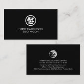 ブリックストーン石工建築 名刺 (正面/裏面)