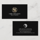 ブリックストーン石工建築 名刺 (正面/裏面)