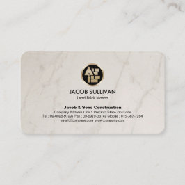 ブリックストーン石工建築 名刺