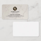 ブリックストーン石工建築 名刺 (正面/裏面)