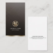 ブリックストーン石工建築 名刺 (正面/裏面)