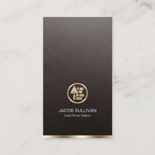ブリックストーン石工建築 名刺 (正面)