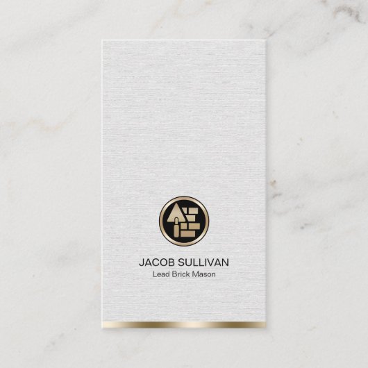 ブリックストーン石工建築 名刺 (正面)